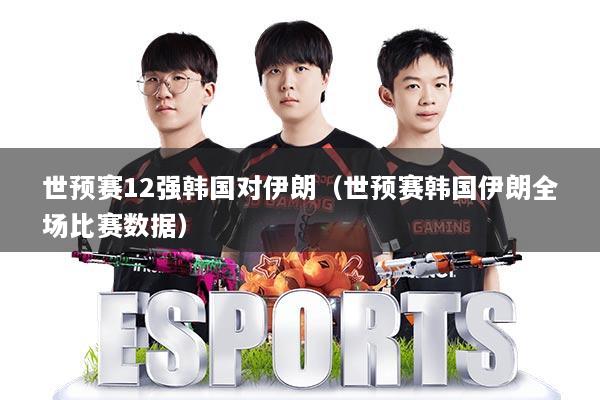 世预赛12强韩国对伊朗（世预赛韩国伊朗全场比赛数据）